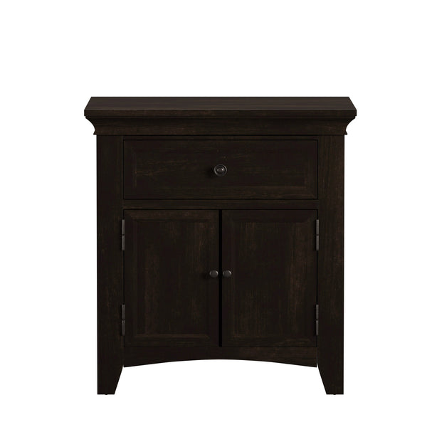 Arlene Nightstand with Drawer Cabinet and Built-in Usb Charging Ports for Bedroom