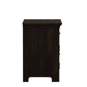 Arlene Nightstand with Drawer Cabinet and Built-in Usb Charging Ports for Bedroom