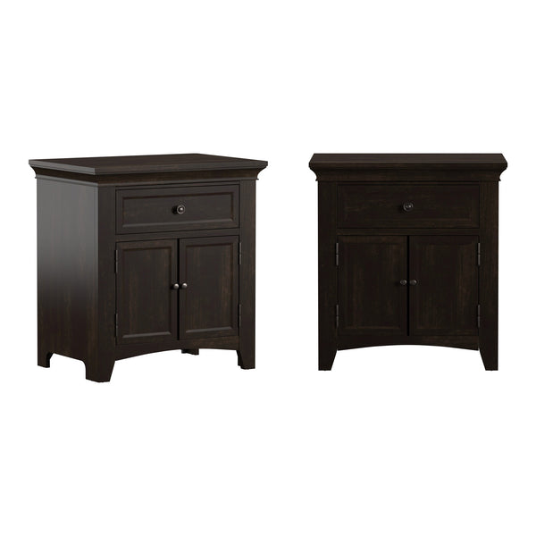 Arlene Nightstand with Drawer Cabinet and Built-in Usb Charging Ports for Bedroom