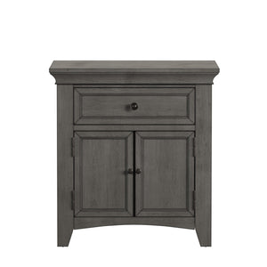 Arlene Nightstand with Drawer Cabinet and Built-in Usb Charging Ports for Bedroom