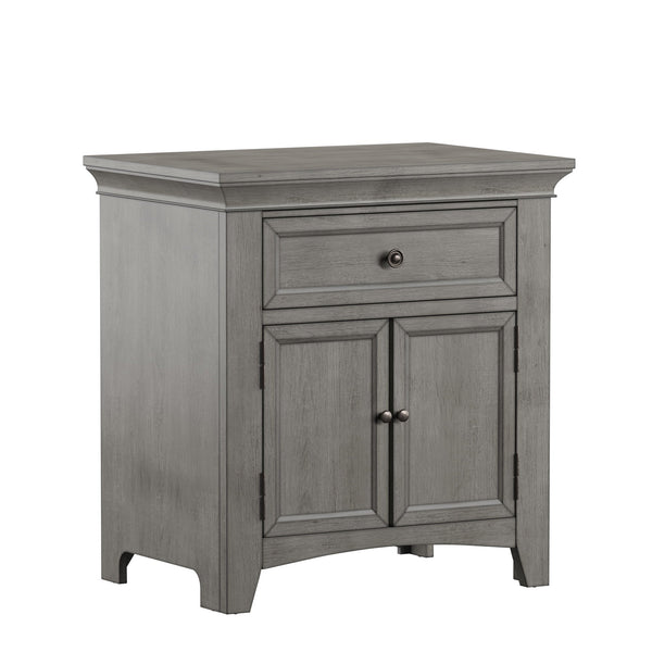 Arlene Nightstand with Drawer Cabinet and Built-in Usb Charging Ports for Bedroom