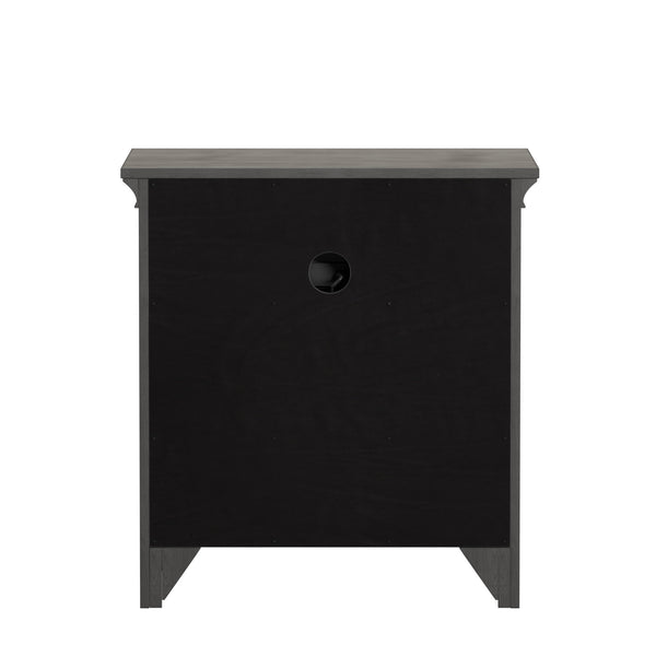 Arlene Nightstand with Drawer Cabinet and Built-in Usb Charging Ports for Bedroom