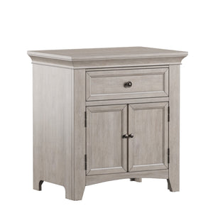 Arlene Nightstand with Drawer Cabinet and Built-in Usb Charging Ports for Bedroom