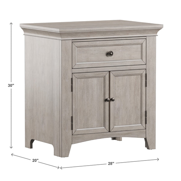 Arlene Nightstand with Drawer Cabinet and Built-in Usb Charging Ports for Bedroom