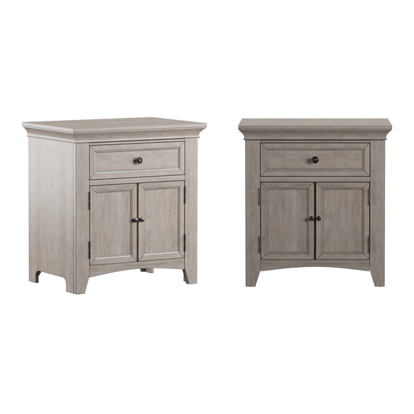 Arlene Nightstand with Drawer Cabinet and Built-in Usb Charging Ports for Bedroom