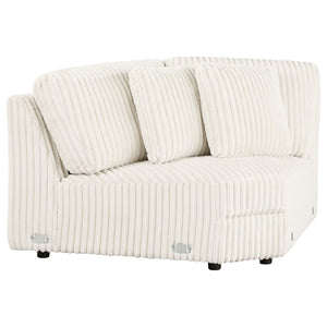 English Elm Langford Four Piece Corduroy Sectional Sofa Plush Modular Seating for Large Living Rooms B062S01489
