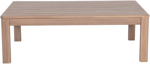 Meridian Furniture Newport Solid Acacia Slatted Outdoor Coffee Table with Thermowood Weather Protection 396-CT