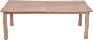 Meridian Furniture Newport Extendable Solid Acacia Outdoor Dining Table Thermowood Slatted Patio Design 396-DT