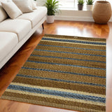 Area Rugs - Hand Woven Tan and Ivory Design, Unique Artisan Craftsmanship for Cozy Spaces