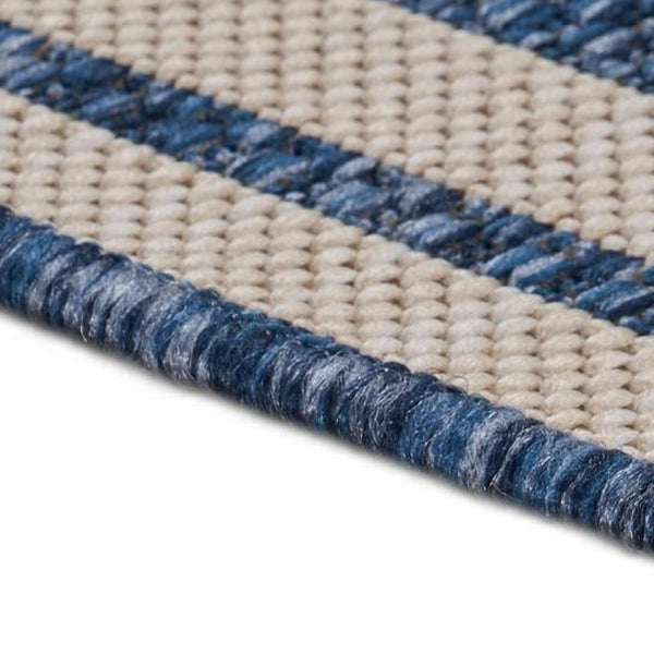 Homeroots 8' X 10' Blue And Gray Indoor Outdoor Area Rug  Polypropylene 396116