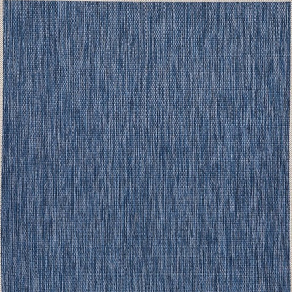 Homeroots 5' X 7' Blue And Natural Nautical Anchor Indoor Outdoor Area Rug  Polypropylene 396118