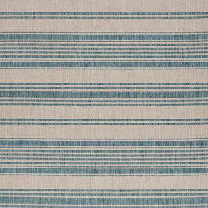 HomeRoots 8' Blue and Gray Indoor/Outdoor Area Rug – Durable, Elegant, Easy-Care, Perfect for Any Space! 396132
