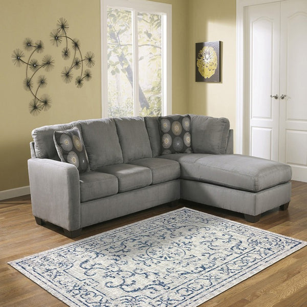 HomeRoots 8' Blue and Gray Indoor Outdoor Area Rug – Stylish, Durable, and Easy to Clean for Any Space 8' x 10' 396243