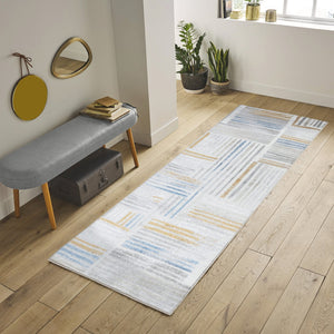 English Elm Nova Multi 5 Ft. 3 In. X 7 Ft. Area Rug - Stylish, Durable, Stain-Resistant Design For High-Traffic Spaces B186P181162