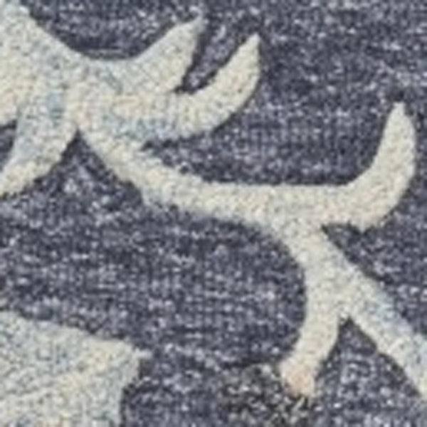 5x7 Artisan Hand Tufted Wool Area Rug in Blue Gray for Living Room Decor