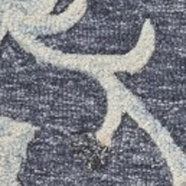 HomeRoots 7' Elegant Blue and Gray Wool Area Rug – Hand-Tufted for Comfort and Timeless Style in Any Home 7' X 9' Rectangle 396279