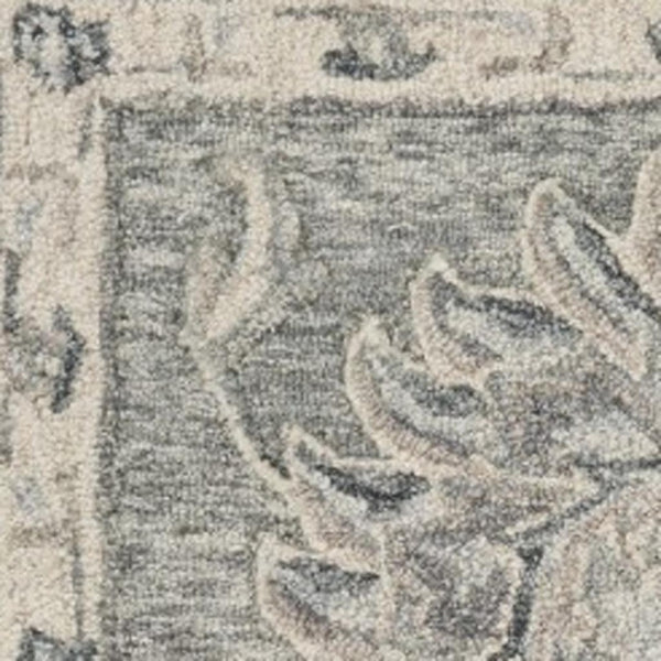 HomeRoots 7' Gray Wool Hand-Tufted Area Rug – Luxurious Soft Pile for Elegant Living Spaces & Timeless Style 7' X 9' Rectangle 396283