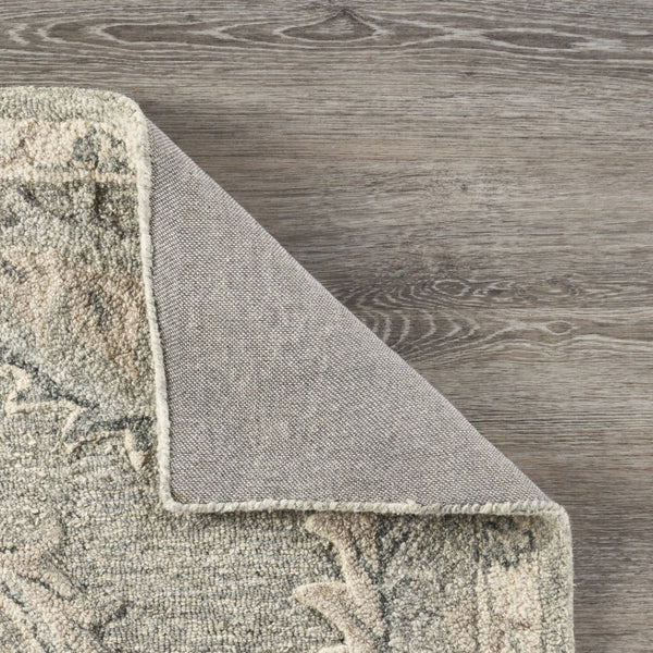 HomeRoots 7' Gray Wool Hand-Tufted Area Rug – Luxurious Soft Pile for Elegant Living Spaces & Timeless Style 7' X 9' Rectangle 396283