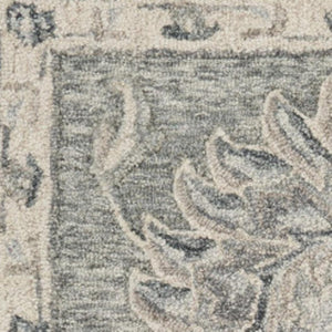 HomeRoots 7' Gray Wool Hand-Tufted Area Rug – Luxurious Soft Pile for Elegant Living Spaces & Timeless Style 7' X 9' Rectangle 396283