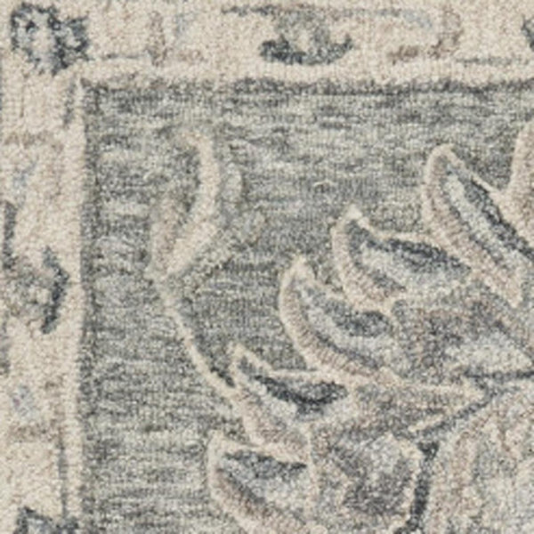 HomeRoots 7' Gray Wool Hand-Tufted Area Rug – Luxurious Soft Pile for Elegant Living Spaces & Timeless Style 7' X 9' Rectangle 396283