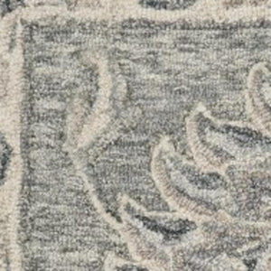 HomeRoots 7' Gray Wool Hand-Tufted Area Rug – Luxurious Soft Pile for Elegant Living Spaces & Timeless Style 7' X 9' Rectangle 396283