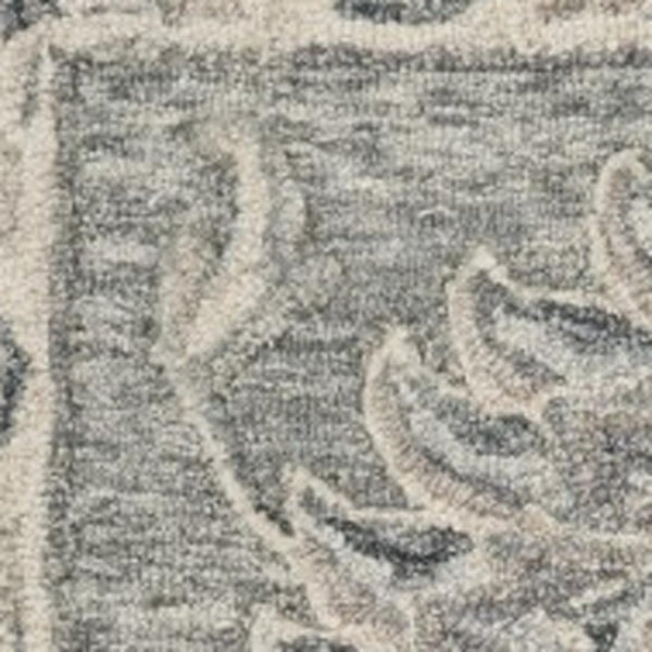 HomeRoots 7' Gray Wool Hand-Tufted Area Rug – Luxurious Soft Pile for Elegant Living Spaces & Timeless Style 7' X 9' Rectangle 396283