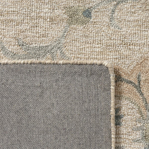 HomeRoots 7' Hand-Tufted Wool Area Rug in Blue and Ivory - Artisanal Comfort, Durable Style for Any Room 7' X 9' Rectangle 396287