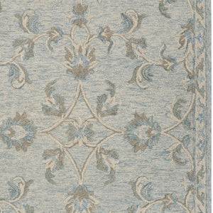 HomeRoots 7' Gray Wool Hand-Tufted Area Rug - Timeless Style and Comfort for Modern and Traditional Homes 5' X 7' Rectangle 396294