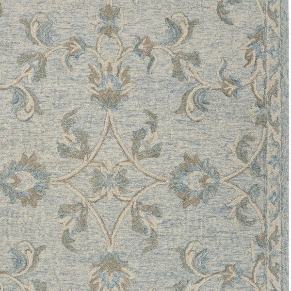 HomeRoots 7' Gray Wool Hand-Tufted Area Rug - Timeless Style and Comfort for Modern and Traditional Homes 5' X 7' Rectangle 396294