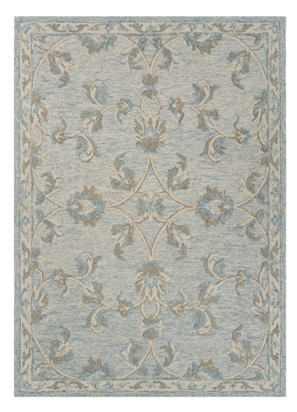 HomeRoots 7' Gray Wool Hand-Tufted Area Rug - Timeless Style and Comfort for Modern and Traditional Homes 5' X 7' Rectangle 396294