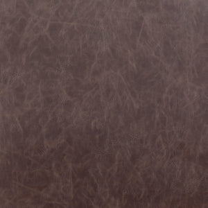 HomeRoots 31" Brown and Black Steel Bar Chair - Stylish Low Back Design with Comfortable Upholstered Seat 396390