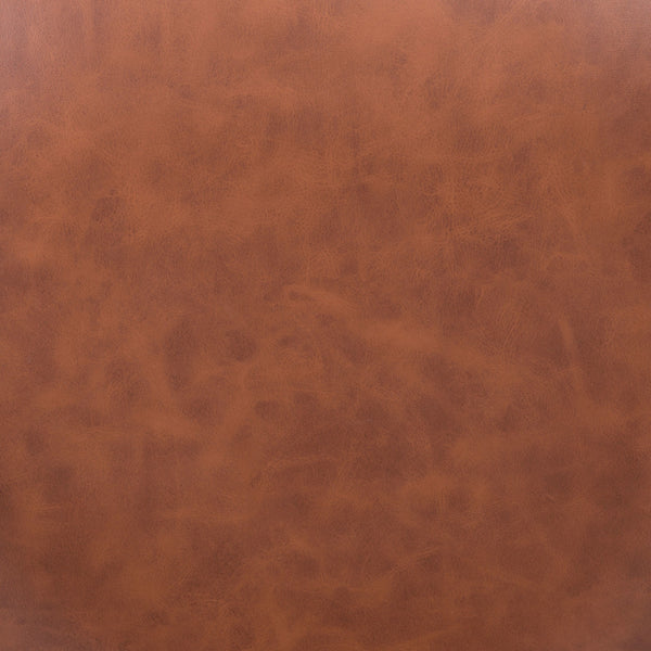 Homeroots Adjustable Height Brown And Black Steel Swivel Low Back Counter Height Bar Chair   396406