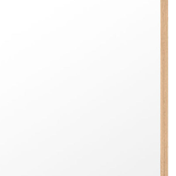 Homeroots Wooden Full Length Mirror Floor Mirror With Stand  Glass 396455