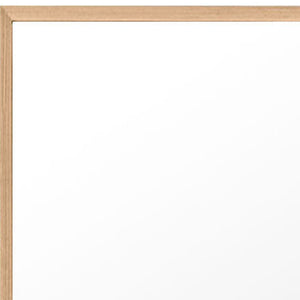 Homeroots Wooden Full Length Mirror Floor Mirror With Stand  Glass 396455