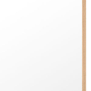 Homeroots Wooden Full Length Mirror Floor Mirror With Stand  Glass 396455