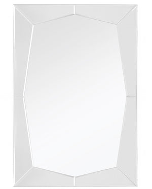 Homeroots 36" Clear Glass Framed Accent Mirror  Glass 396576