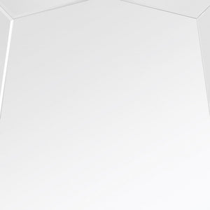 Homeroots 36" Clear Glass Framed Accent Mirror  Glass 396576