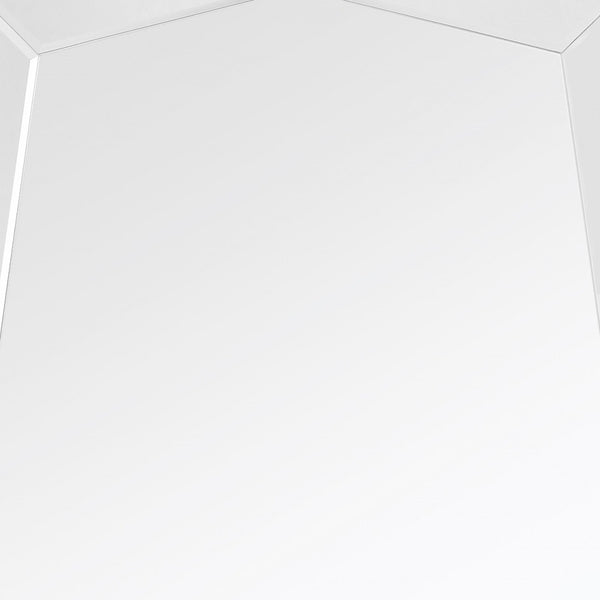 Homeroots 36" Clear Glass Framed Accent Mirror  Glass 396576