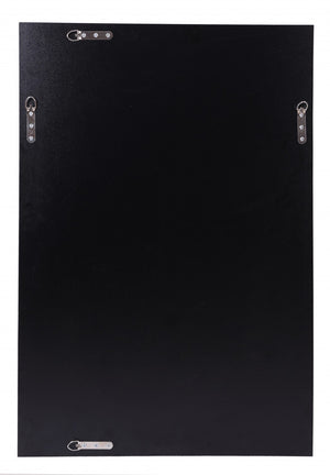 Homeroots 36" Clear Glass Framed Accent Mirror  Glass 396576