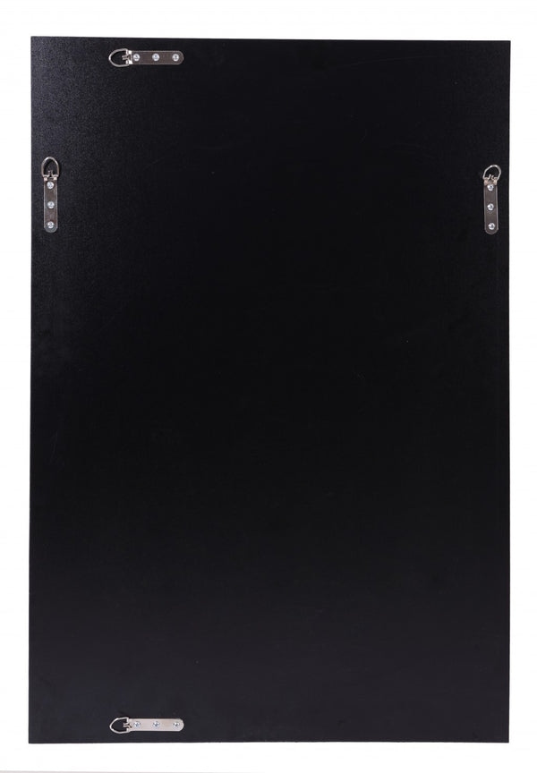 Homeroots 36" Clear Glass Framed Accent Mirror  Glass 396576