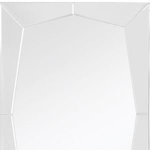Homeroots 36" Clear Glass Framed Accent Mirror  Glass 396576