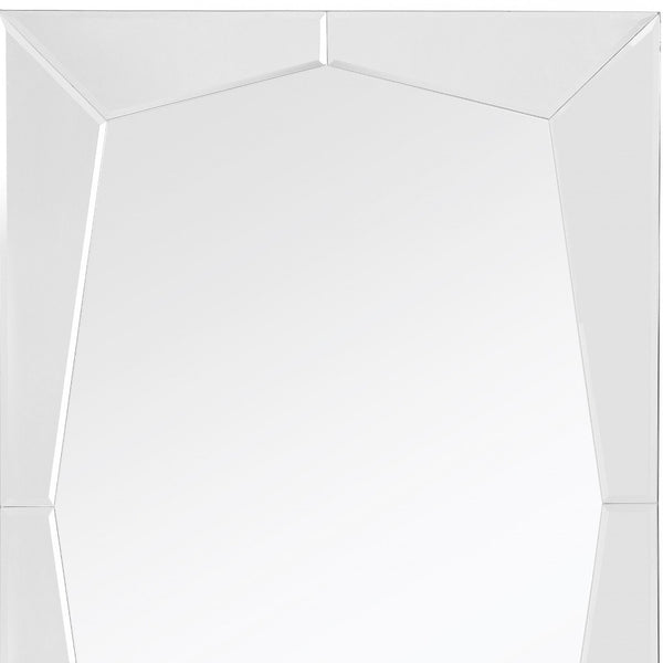 Homeroots 36" Clear Glass Framed Accent Mirror  Glass 396576