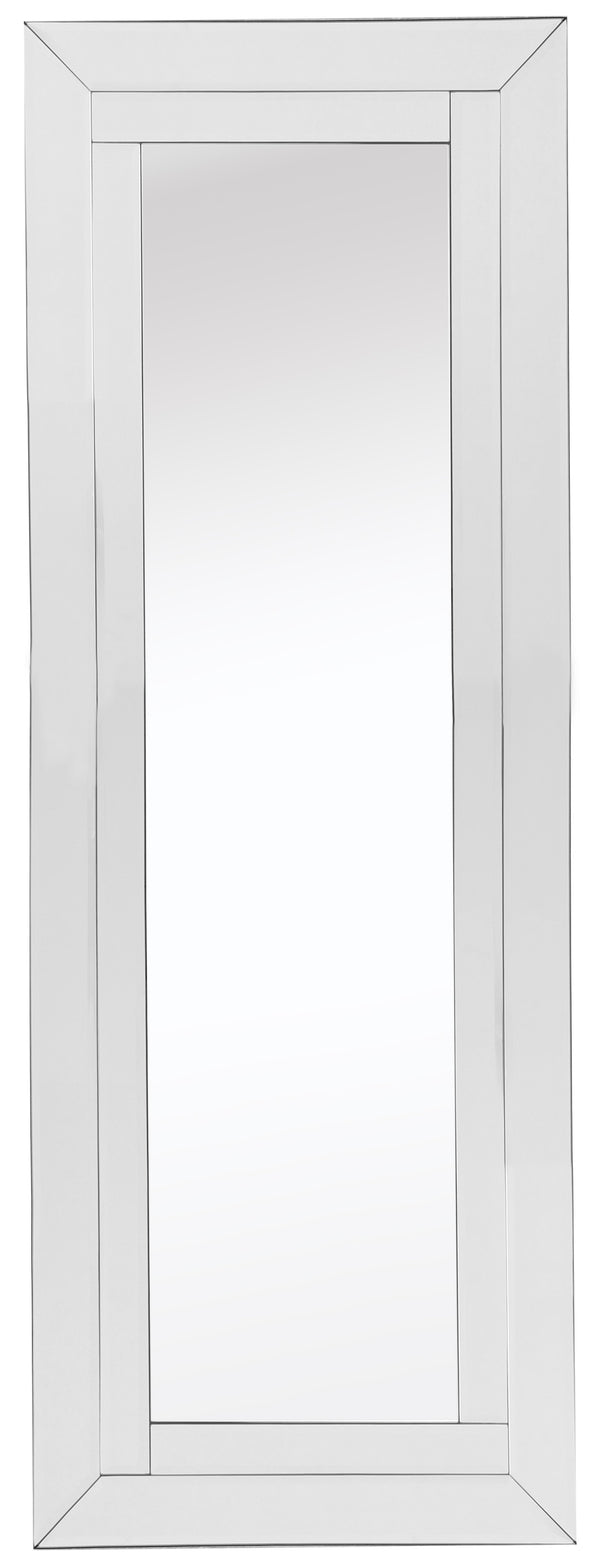 Homeroots 48" Clear Glass Framed Full Length Hanging Mirror  Glass 396578