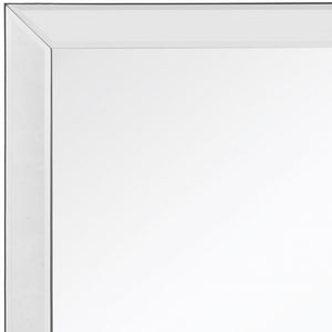 Homeroots Clear Square Accent Glass Mirror  Glass 396583