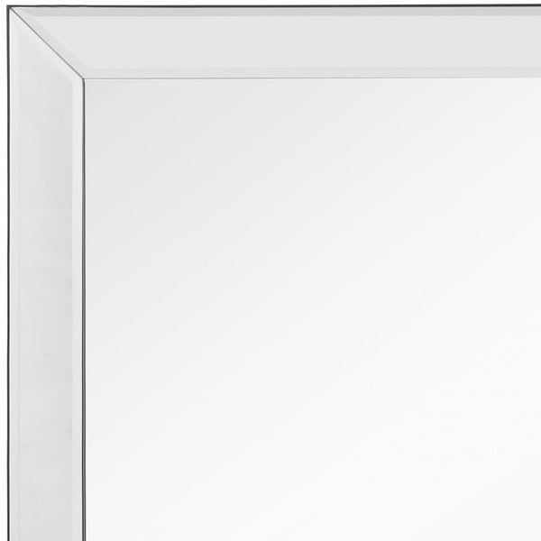 Homeroots Clear Square Accent Glass Mirror  Glass 396583