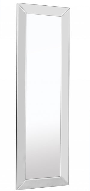 Homeroots Clear Rectangle Full Length Hanging Glass Mirror  Glass 396584