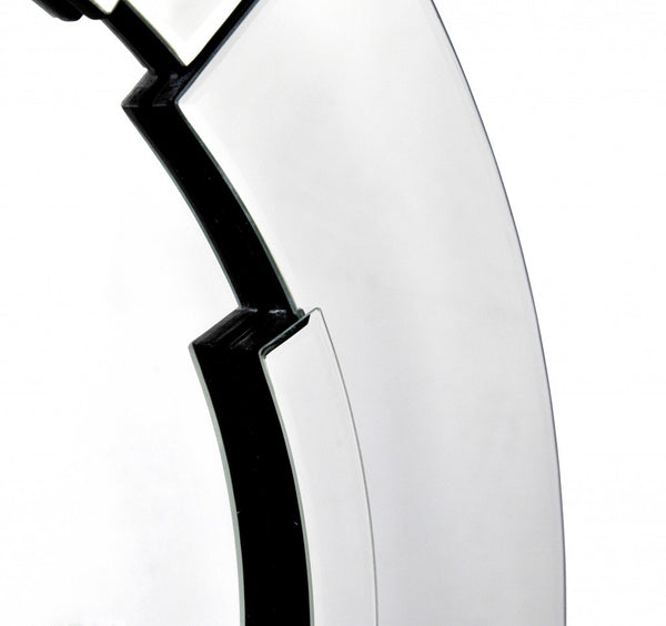 Homeroots Silver Expanse Wall Mirror  Glass 396598