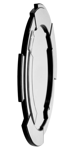 Homeroots Silver Expanse Wall Mirror  Glass 396598