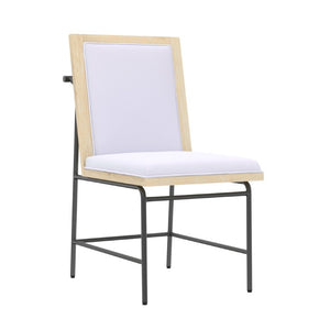 Alpine Furniture Sloane Driftwood Side Chairs Set Of 2 — Upholstered Polyester Comfort, Metal Legs, Fully Assembled 3966-02