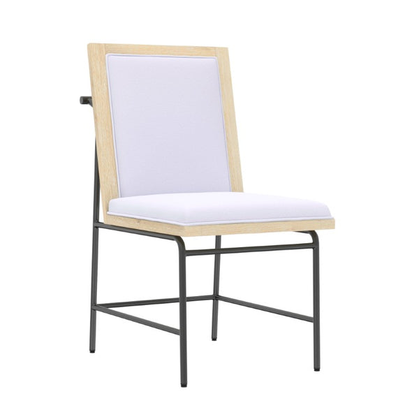 Alpine Furniture Sloane Driftwood Side Chairs Set Of 2 — Upholstered Polyester Comfort, Metal Legs, Fully Assembled 3966-02